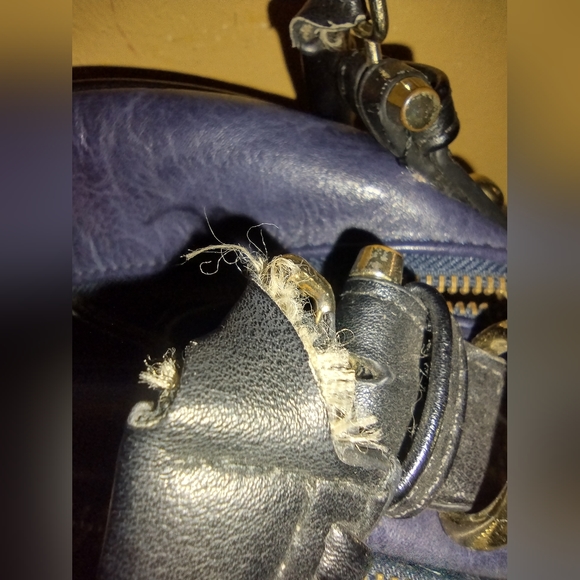 COACH Blue Leather Bag - Picture 12 of 15